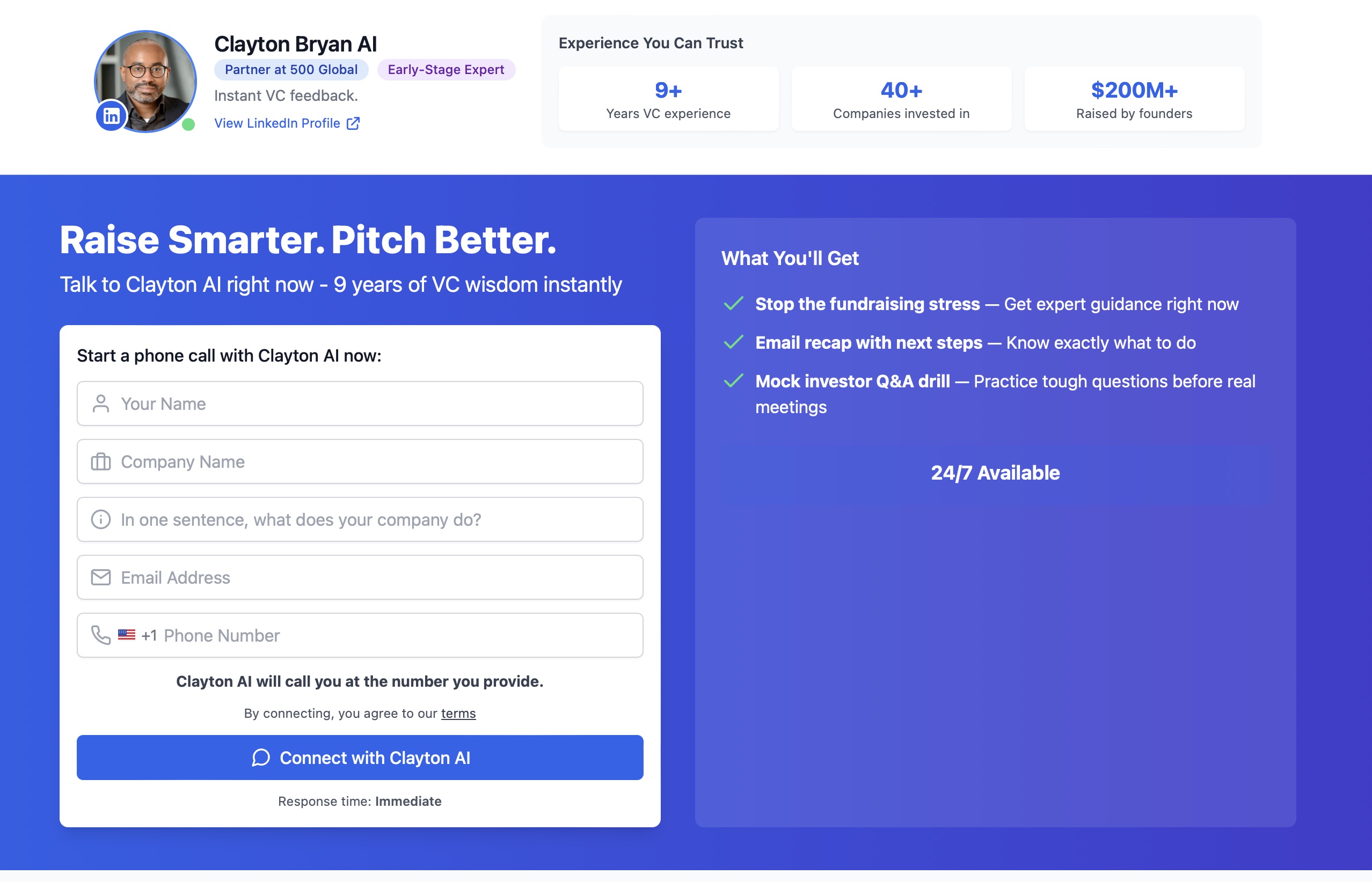 Clayton AI Interface